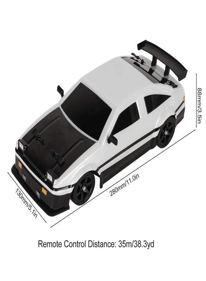 KING FORU Remote Control Car, RC Drift Car with 4 Wheel Drive, 1/16 2.4 GHz Simulated RC Drift Car Toy with 2 Sets of Tyres for Boys and Girls - Image 2